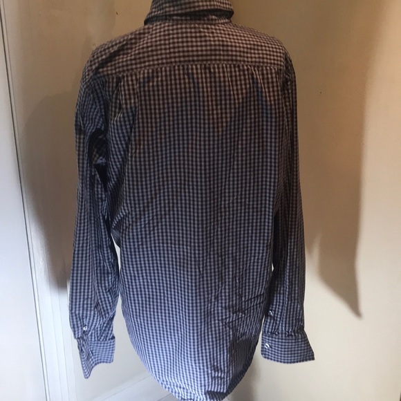 “GAP” Men’s Blue Gingham Shirt . - Picture 4 of 8